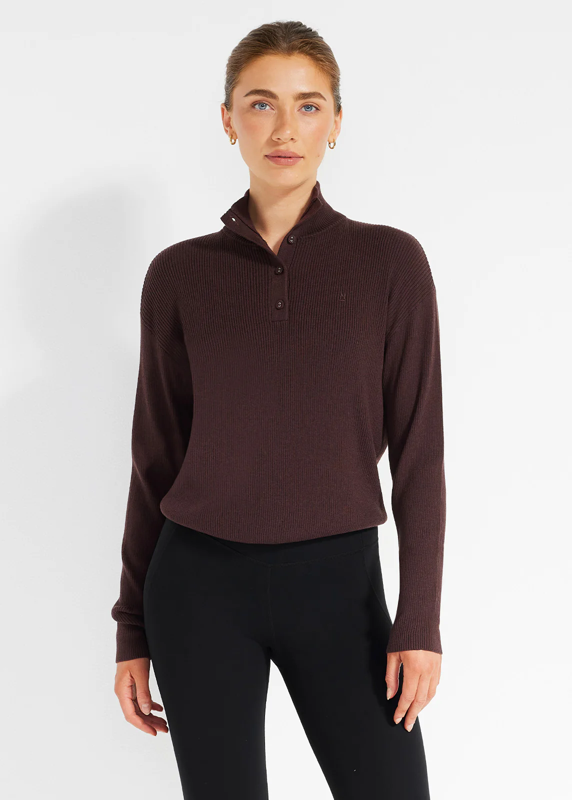 Knit crew tops